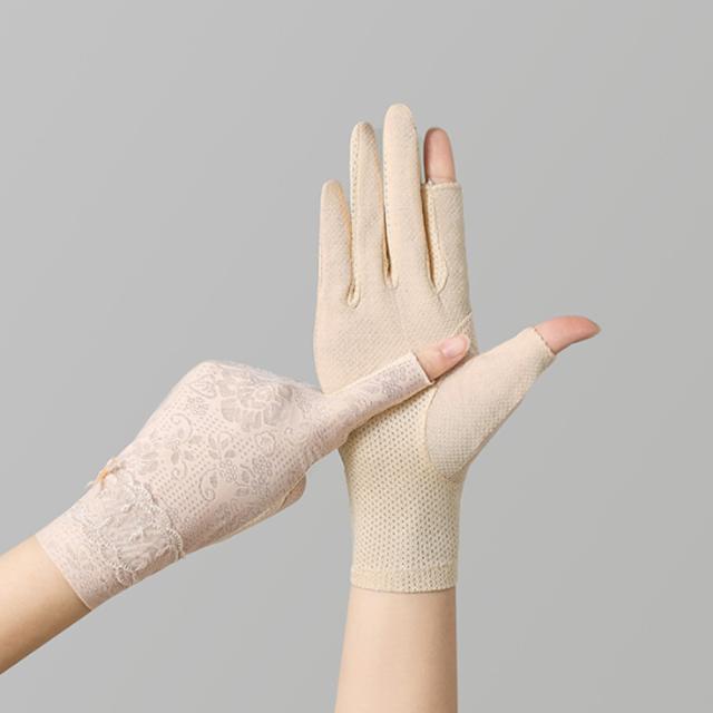 手袋 レース レディース 紫外線対策 送料無料 即日発送-7