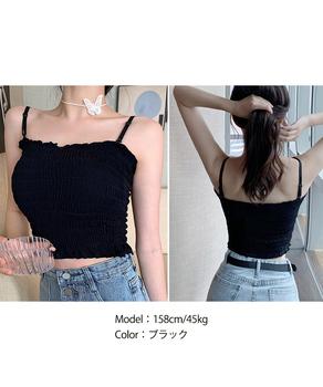 チューブトップ ベアトップ レディース ストラップ付き インナー ストレッチ 送料無料 即日発送-2