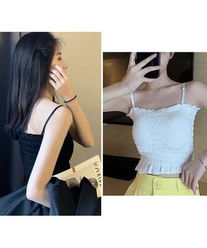 チューブトップ ベアトップ レディース ストラップ付き インナー ストレッチ 送料無料 即日発送-3