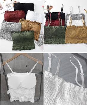 チューブトップ ベアトップ レディース ストラップ付き インナー ストレッチ 送料無料 即日発送-7