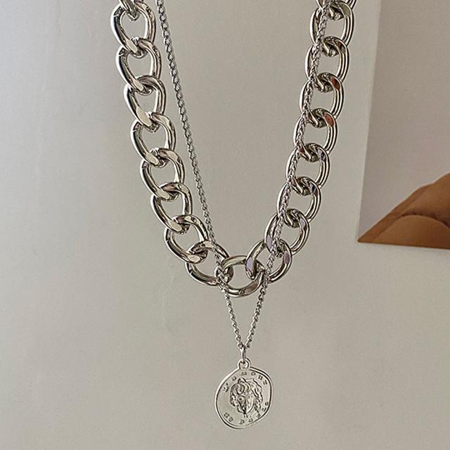 ボリューム チェーンチョーカー レディース ファッション アクセサリー 送料無料 即日発送-2