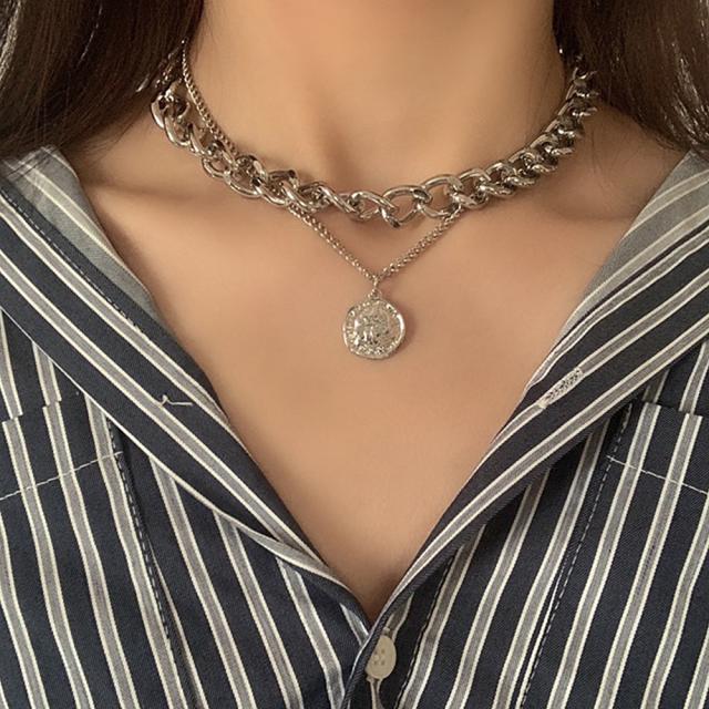 ボリューム チェーンチョーカー レディース ファッション アクセサリー 送料無料 即日発送-3