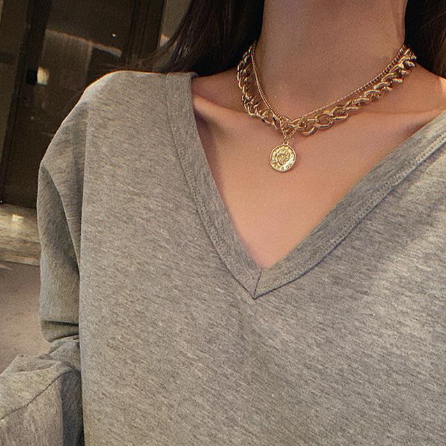 ボリューム チェーンチョーカー レディース ファッション アクセサリー 送料無料 即日発送-6