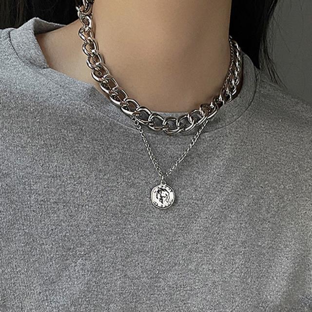 ボリューム チェーンチョーカー レディース ファッション アクセサリー 送料無料 即日発送-8