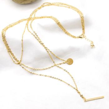 3連 チェーンネックレス レディース チョーカーネック 首飾り ペンダント 送料無料 即日発送-8