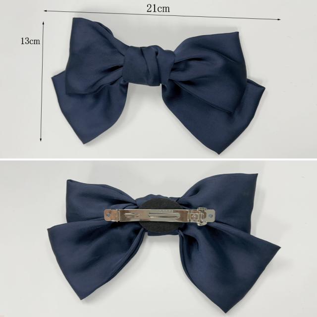 ヘアアクセサリー リボン バレッタ 大きい ヘアアクセサリー バレッタ 卒業式 送料無料 即日発送-2