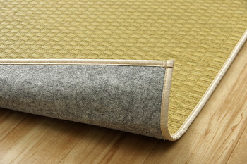 ラグ 約191×250cm い草 日本製 国産 自然素材 滑り止め加工 ナチュラル 市松柄 オールシーズン 消臭 DXプレーン 送料無料-19