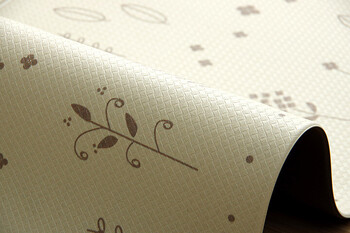 キッチンマット 約45×180cm PVC使用 お手入れ簡単 拭ける すべりにくい 薄手 耐圧分散 北欧風 PVC アイビー 送料無料-10