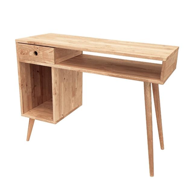 100cm幅のデスク　天然木をふんだんに使ったナチュラルシリーズ 組立家具 NATURAL SIGNATURE 送料無料-2