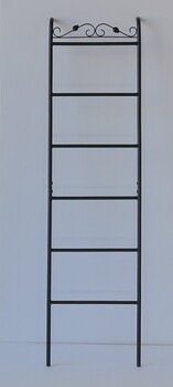 リーフの飾りをモチーフにしたスチール小物シリーズ 組立家具 リーフ ラダーラック 送料無料-3