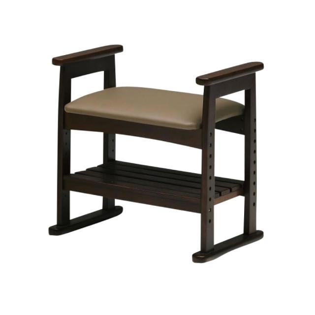 立ち座りの際に便利なチェアー 組立家具 クレソン 送料無料-3