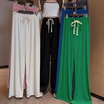 ドロスト ワイドパンツ リブ レディース 送料無料 即日発送-8