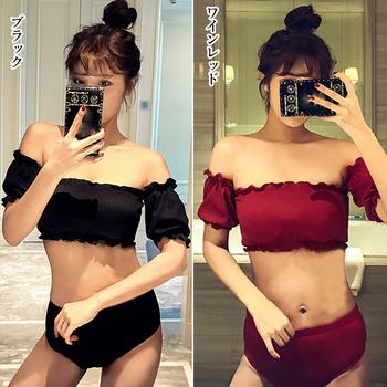 オフショルダー 水着レディース夏 送料無料 即日発送-1