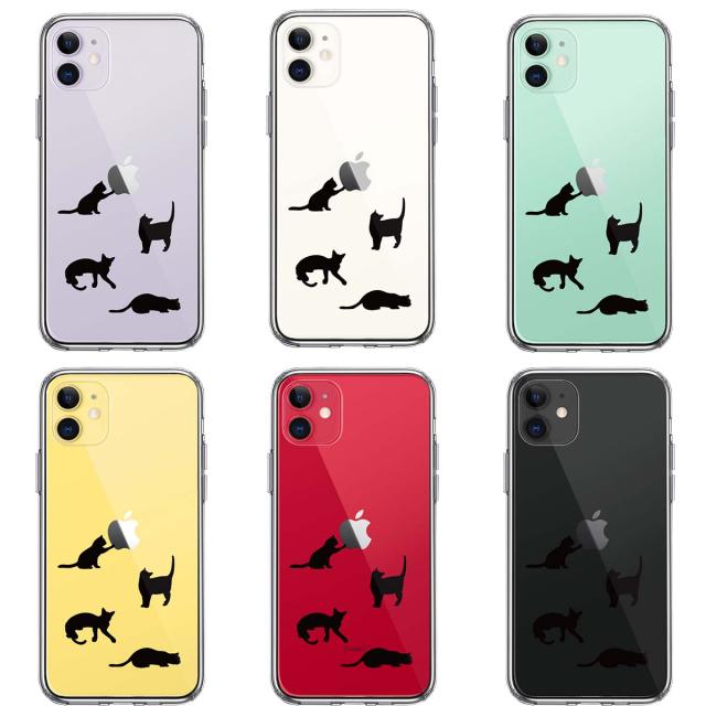 iPhone11 ケース クリア 陽だまりのにゃんこ ねこ 猫 スマホケース 側面ソフト 背面ハード ハイブリッド 送料無料-1