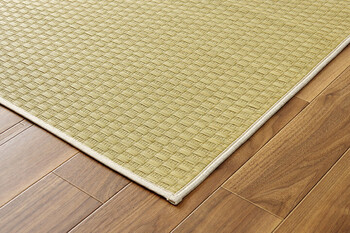 カーペット 上敷き 江戸間3畳（約174×261cm） ゴザ 敷詰 い草 自然素材 日本製 国産 消臭 ナチュラル 市松柄 シンプル プレーン 送料無料-18