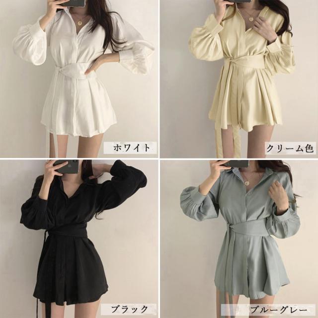 セットアップ レディース 春夏 シャツ 送料無料 即日発送-1