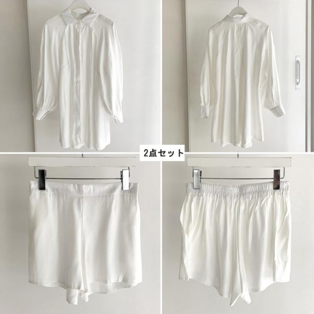 セットアップ レディース 春夏 シャツ 送料無料 即日発送-2