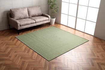 ラグ ベージュ約200×250cm 洗える ジャガード織 ヘリンボーン シンプル 滑りにくい コンパクト オールシーズン カーム 送料無料-16