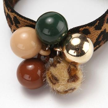 レオパード ヘアゴム 大人っぽい ヒョウ柄 ブレスレット ゴム ヘアゴム 送料無料 即日発送-3