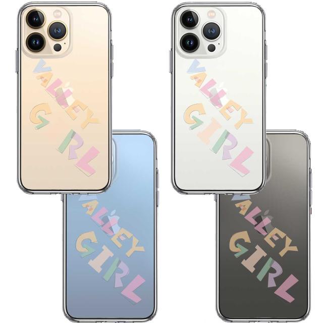 iPhone13Pro ケース クリアValley Girl ギャル バレーガール スマホケース 側面ソフト 背面ハード ハイブリッド 送料無料-1