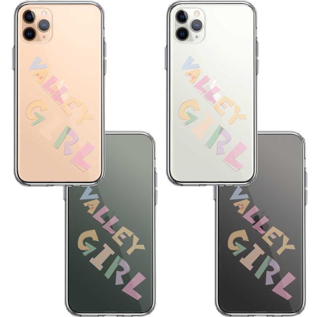 iPhone11pro ケース クリア Valley Girl ギャル バレーガール スマホケース 側面ソフト 背面ハード ハイブリッド 送料無料-1