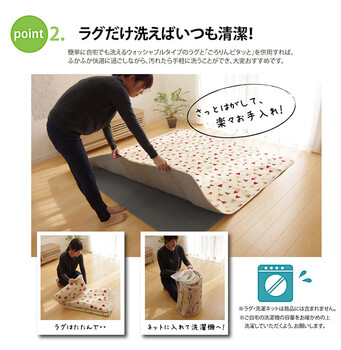 滑り止めシート 約170×230cm ウレタン ふんわり クッション性 滑りにくい フリーカット ごろりんピタッと 送料無料-4