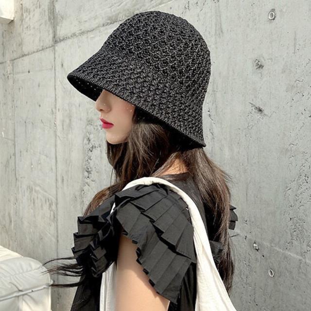 ストローハット レディース 全7色 送料無料 即日発送-2