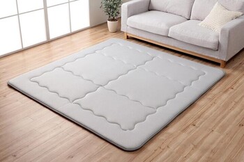 ラグ 冷感 接触冷感 約190×240cm ひんやり カーペット ラグ 厚手 ボリューム 冷感ランド 送料無料-13