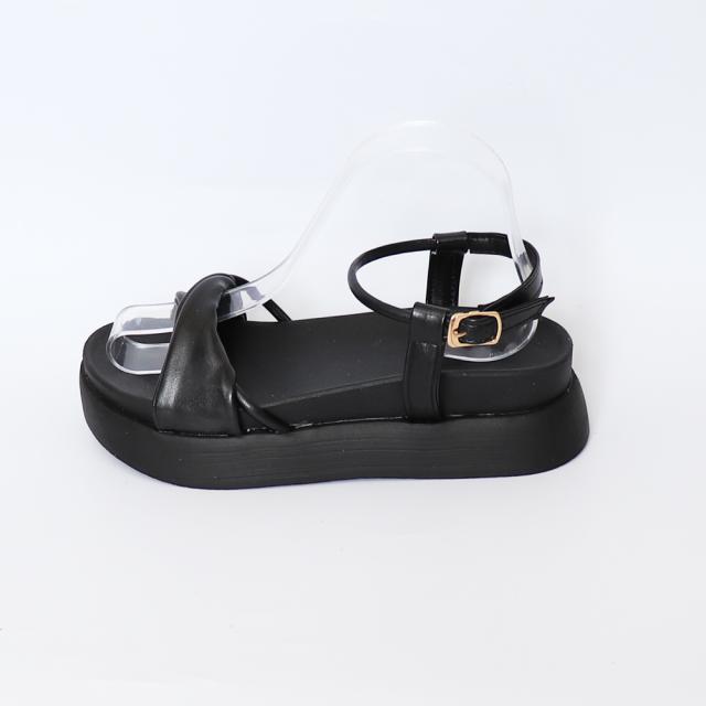 サンダル 厚底サンダル レディース ベルト 全2色 送料無料 即日発送-6