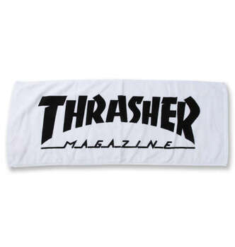 大きいサイズ THRASHER MAG LOGOフェイスタオル F MC003561-68893 ラッピング可 送料無料 即日発送-0