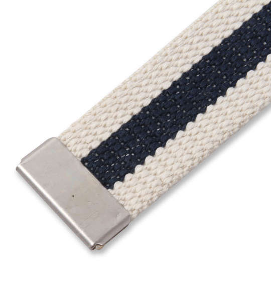 大きいサイズ ライン入りGIベルト 6L キナリ ネイビー ラッピング可 送料無料 即日発送-2