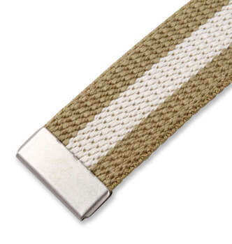 大きいサイズ ライン入りGIベルト 6L ベージュ キナリ ベージュ×キナリ ラッピング可 送料無料 即日発送-2