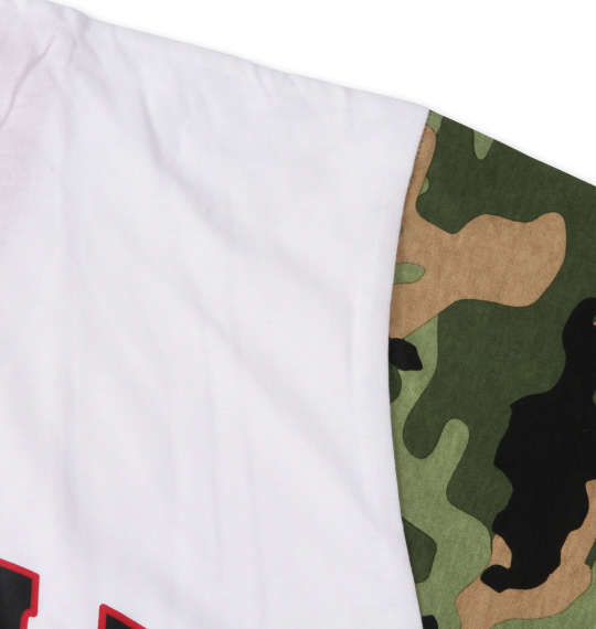 大きいサイズ UP SMILE クレイジー切替長袖Tシャツ 3L 4L 5L 6L MC816251-69555 ラッピング可 送料無料 即日発送-4