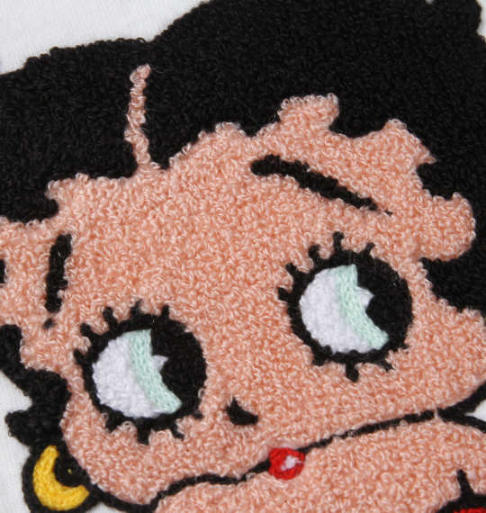大きいサイズ BETTY BOOP サガラ刺繍半袖Tシャツ 3L 4L 5L 6L 8L ラッピング可 送料無料 即日発送-2