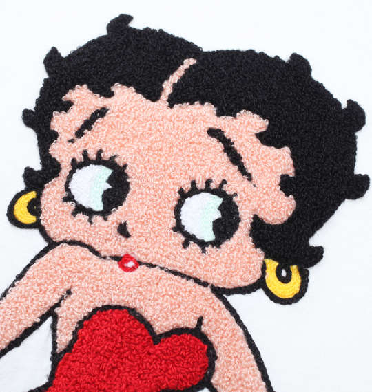 大きいサイズ BETTY BOOP サガラ刺繍半袖Tシャツ 3L 4L 5L 6L 8L ラッピング可 送料無料 即日発送-3