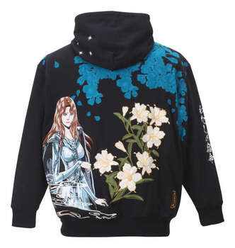 大きいサイズ 絡繰魂×北斗の拳 美しき愛のフルジップパーカー 3L 4L 5L 6L ラッピング可 送料無料 即日発送-1