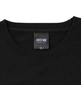 大きいサイズ SHOCK NINE 裏毛裾切替長袖スウェット 3L 4L 5L 6L MC896102-70250 ラッピング可 送料無料 即日発送-1