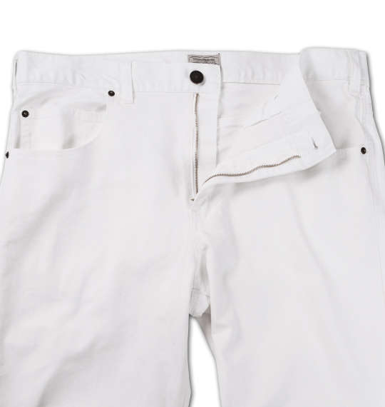 大きいサイズ Mc.S.P カツラギストレッチ合皮使いパンツ 100 110 120 130 140 150 160　ホワイト ラッピング可 送料無料 即日発送-3
