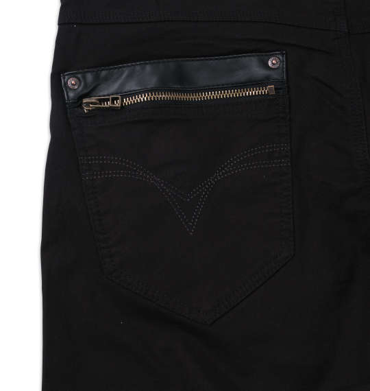 大きいサイズ Mc.S.P カツラギストレッチ合皮使いパンツ 100 110 120 130 140 150 160　ブラック ラッピング可 送料無料 即日発送-5