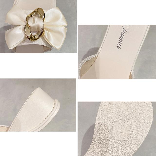 サンダル 厚底サンダル 蝶結び レディース 夏靴 送料無料 即日発送-2