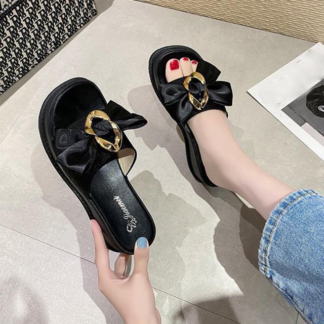 サンダル 厚底サンダル 蝶結び レディース 夏靴 送料無料 即日発送-7