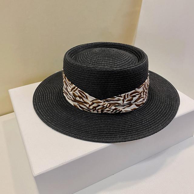 カンカン帽子 紫外線対策 ストローハット 送料無料 即日発送-9