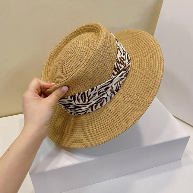 カンカン帽子 紫外線対策 ストローハット 送料無料 即日発送-7