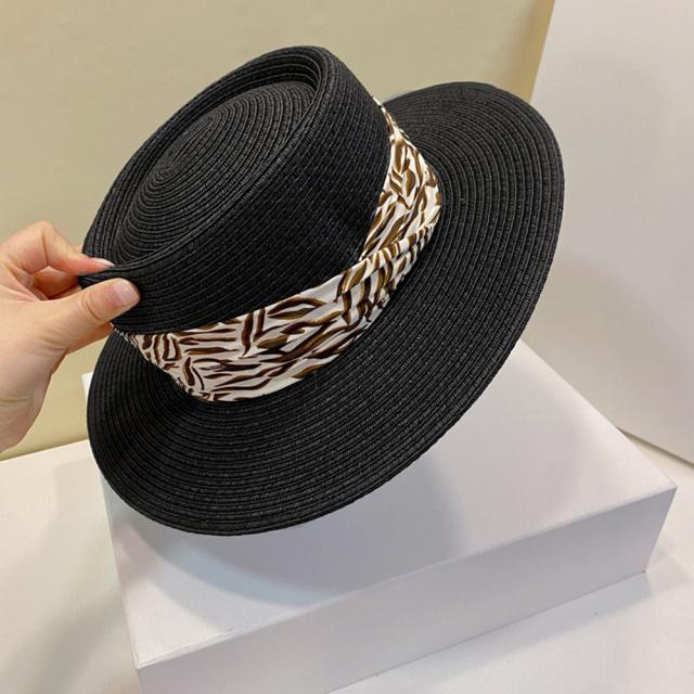 カンカン帽子 紫外線対策 ストローハット 送料無料 即日発送-8