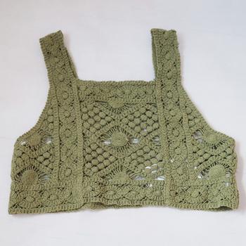 タンクトップ スクエアネック ビスチェ 送料無料 即日発送-2