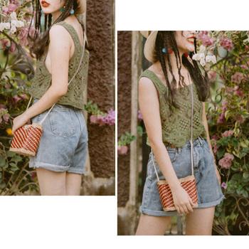 タンクトップ スクエアネック ビスチェ 送料無料 即日発送-5