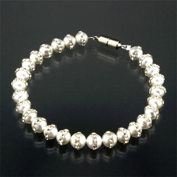 きらきらパールブレス ジュェリー品質保証書付き 送料無料-1