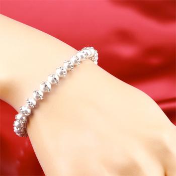 きらきらパールブレス ジュェリー品質保証書付き 送料無料-3