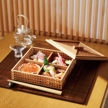 和食器 新 細目 ささめ 格子盛器 四ツ切 送料無料-2