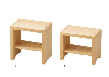 ひのき箱型風呂椅子 小 バス雑貨 日本製 送料無料-1